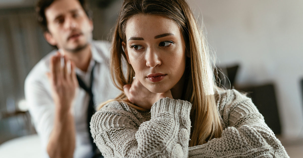 couple communicating